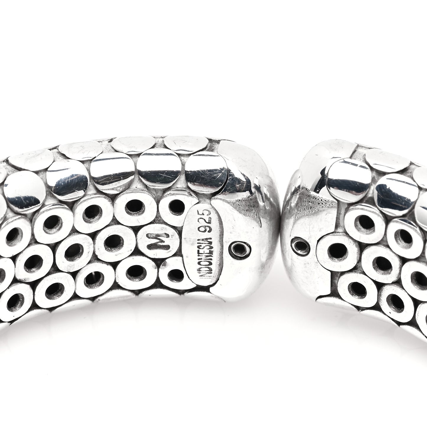 Sterling Silver Dot Flex Cuff Bracelet