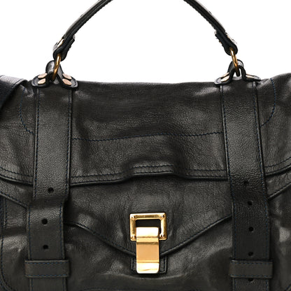 Proenza Schouler Lambskin Medium PS1 Satchel Midnight 21 of 22