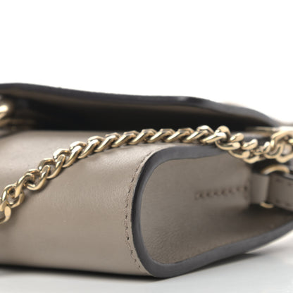 Chloe Suede Calfskin Mini Faye Shoulder Bag Motty Grey 9 of 14