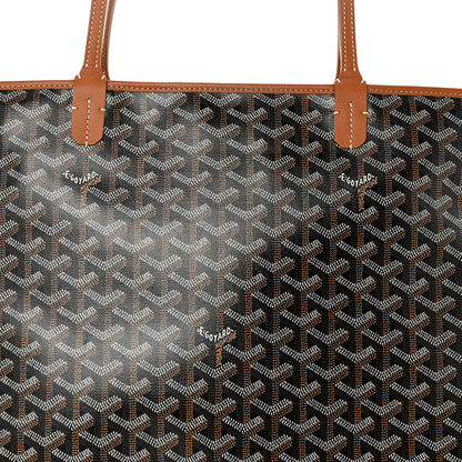 Goyard Goyardine Artois MM Black Gold 8 of 10