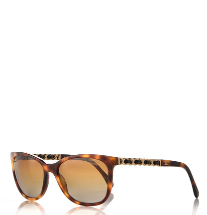Chanel Butterfly Chain Sunglasses 5260Q Tortoise 1 of 8