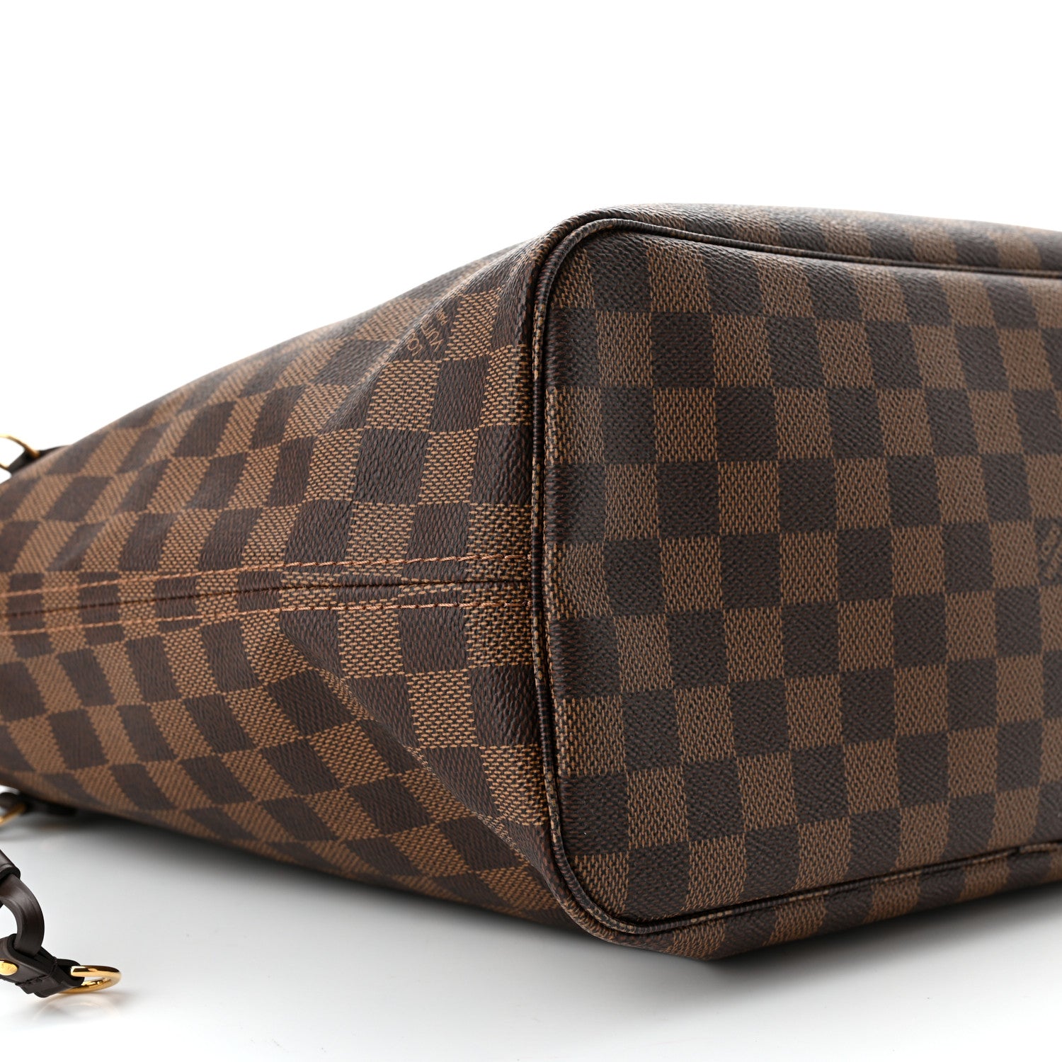 Louis Vuitton Damier Ebene Neo Neverfull MM Rose Ballerine 9 of 10