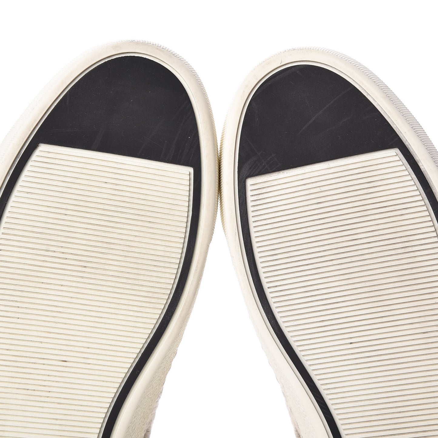Grained Goatskin Hollow Out Flower Sneakers 39.5 White Black