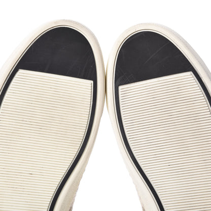 Chanel Grained Goatskin Hollow Out Flower Sneakers 39.5 White Black 12 of 14