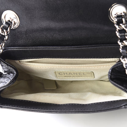 Chanel Washed Lambskin Mini Chain Around Messenger Black 4 of 10
