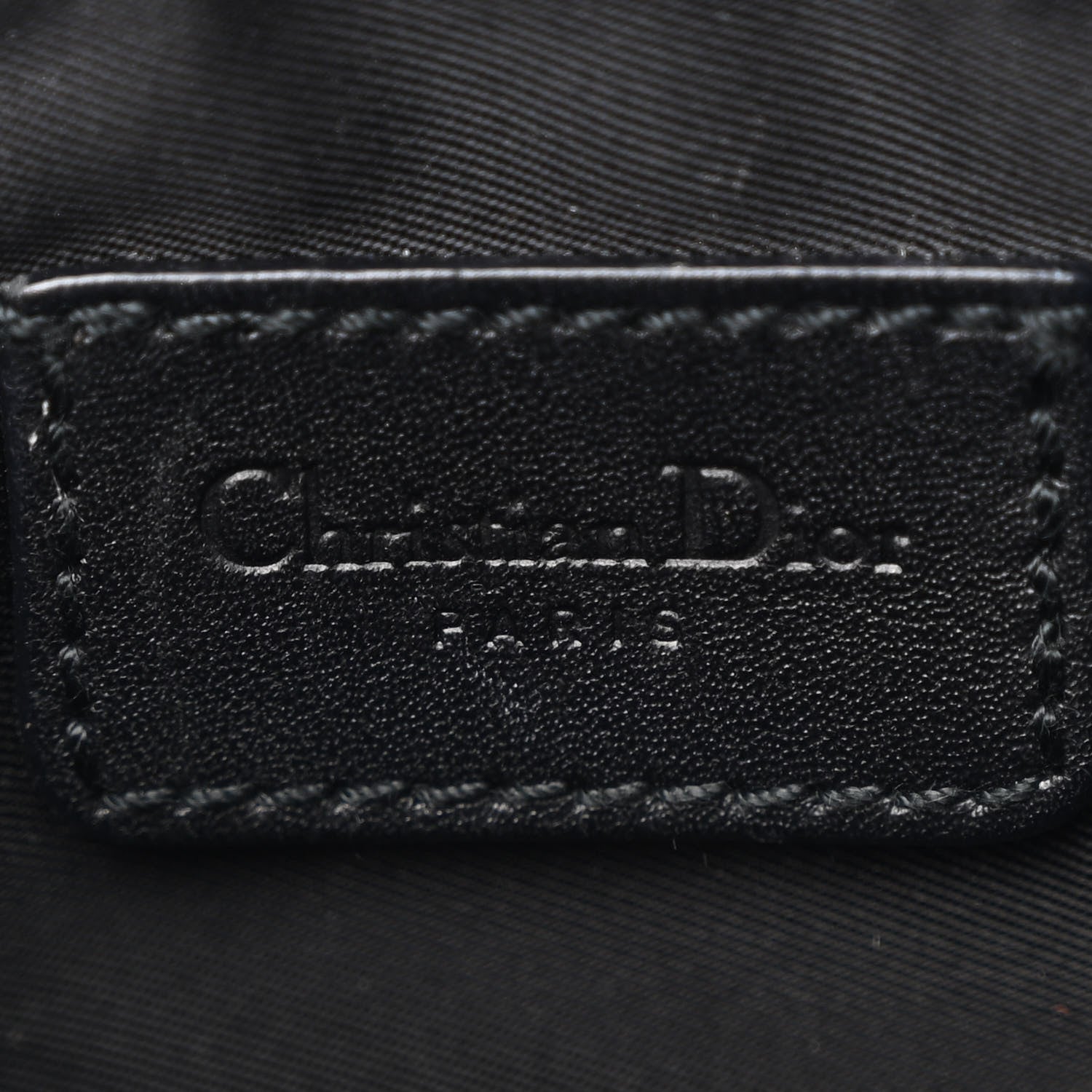 Christian Dior Monogram Mini Saddle Pochette Black 6 of 12