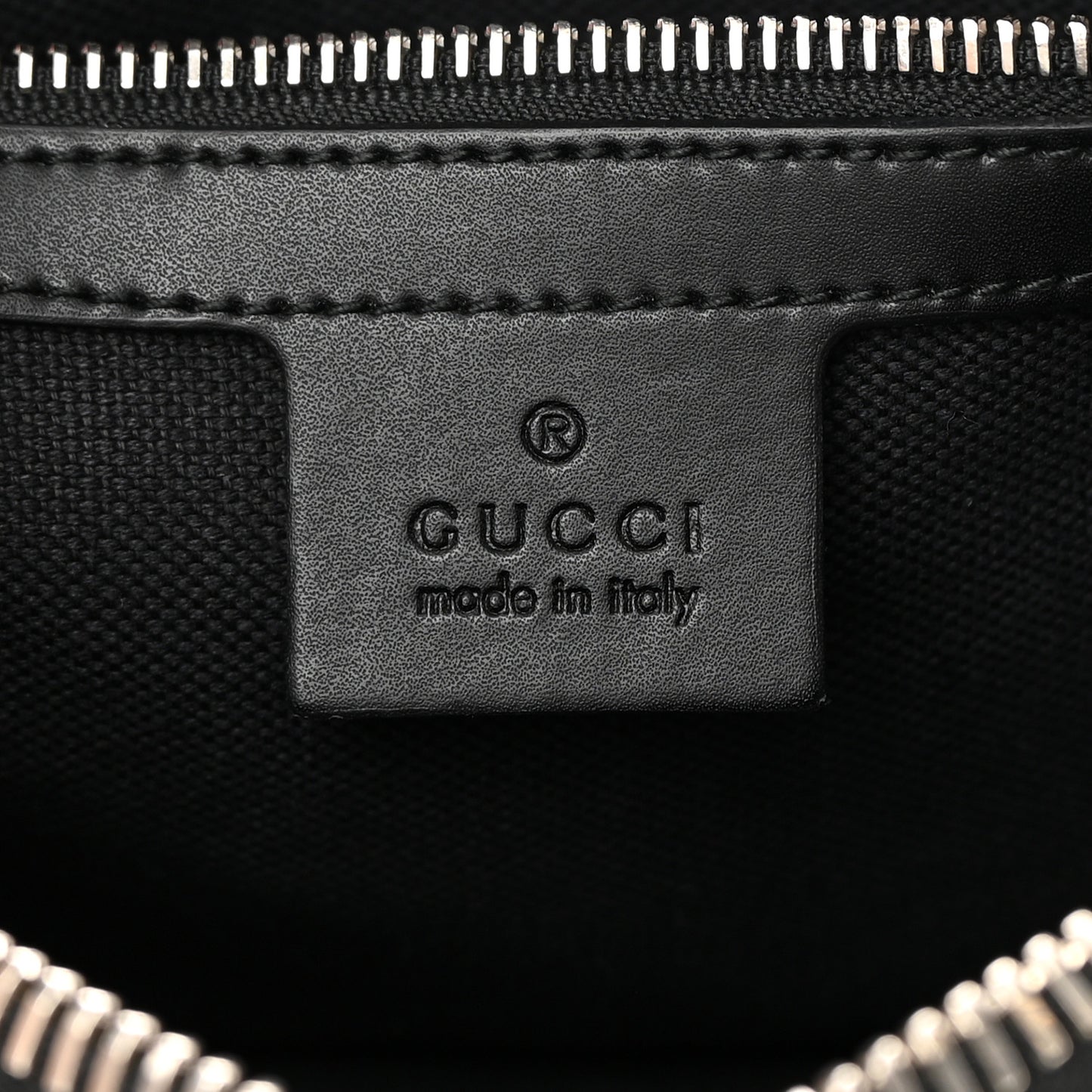 Soft GG Supreme Monogram Web Belt Bag Black Grey