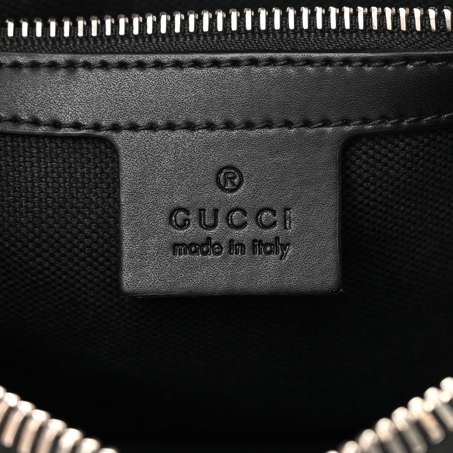 Gucci Soft GG Supreme Monogram Web Belt Bag Black Grey 6 of 13