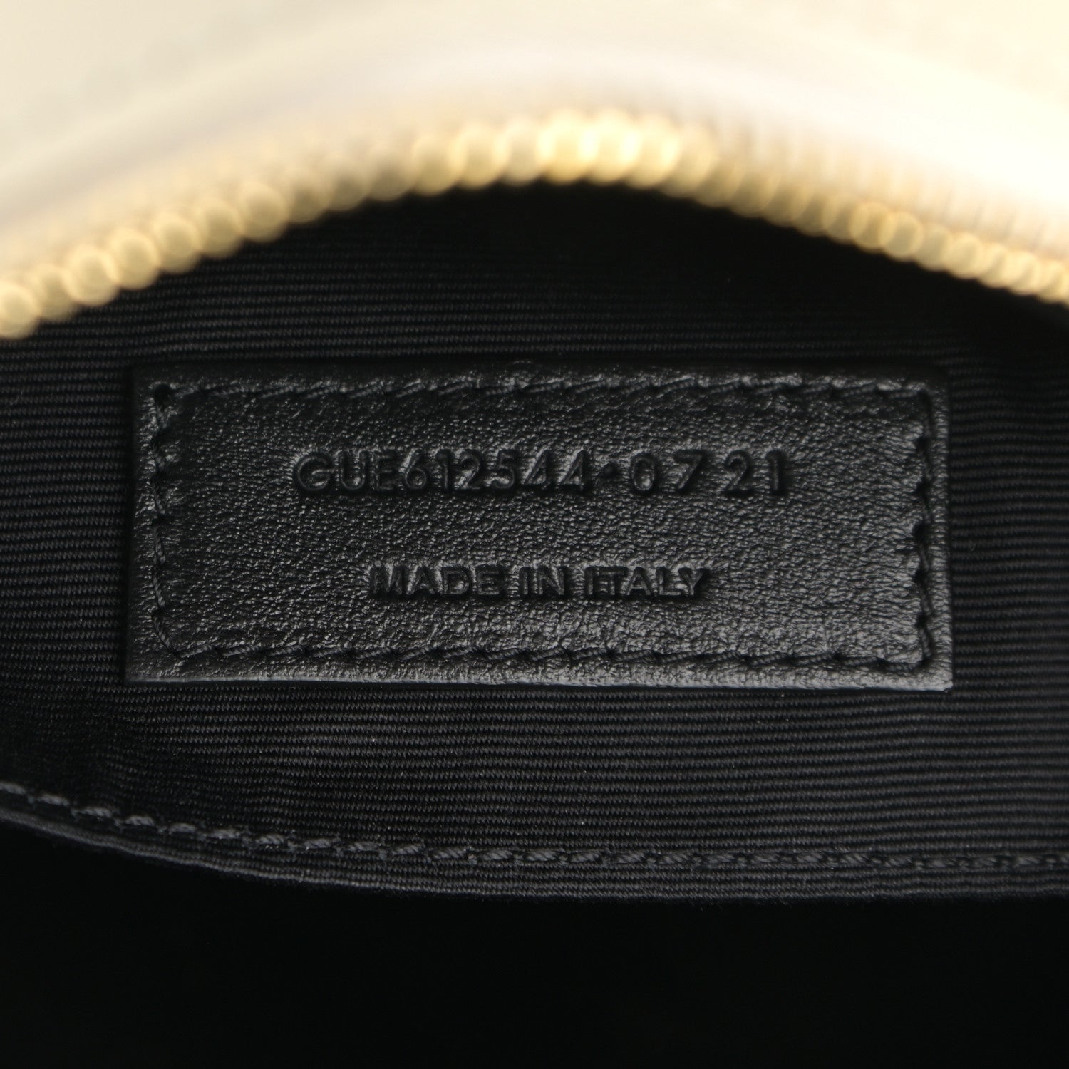 Saint Laurent Calfskin Matelasse Monogram Lou Camera Bag Crema Soft 6 of 8