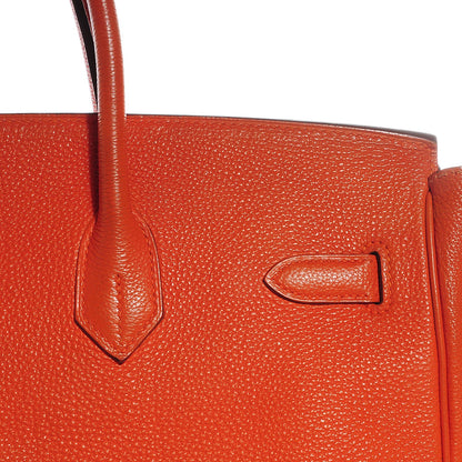 Hermes Togo Birkin 35 Orange 17 of 27