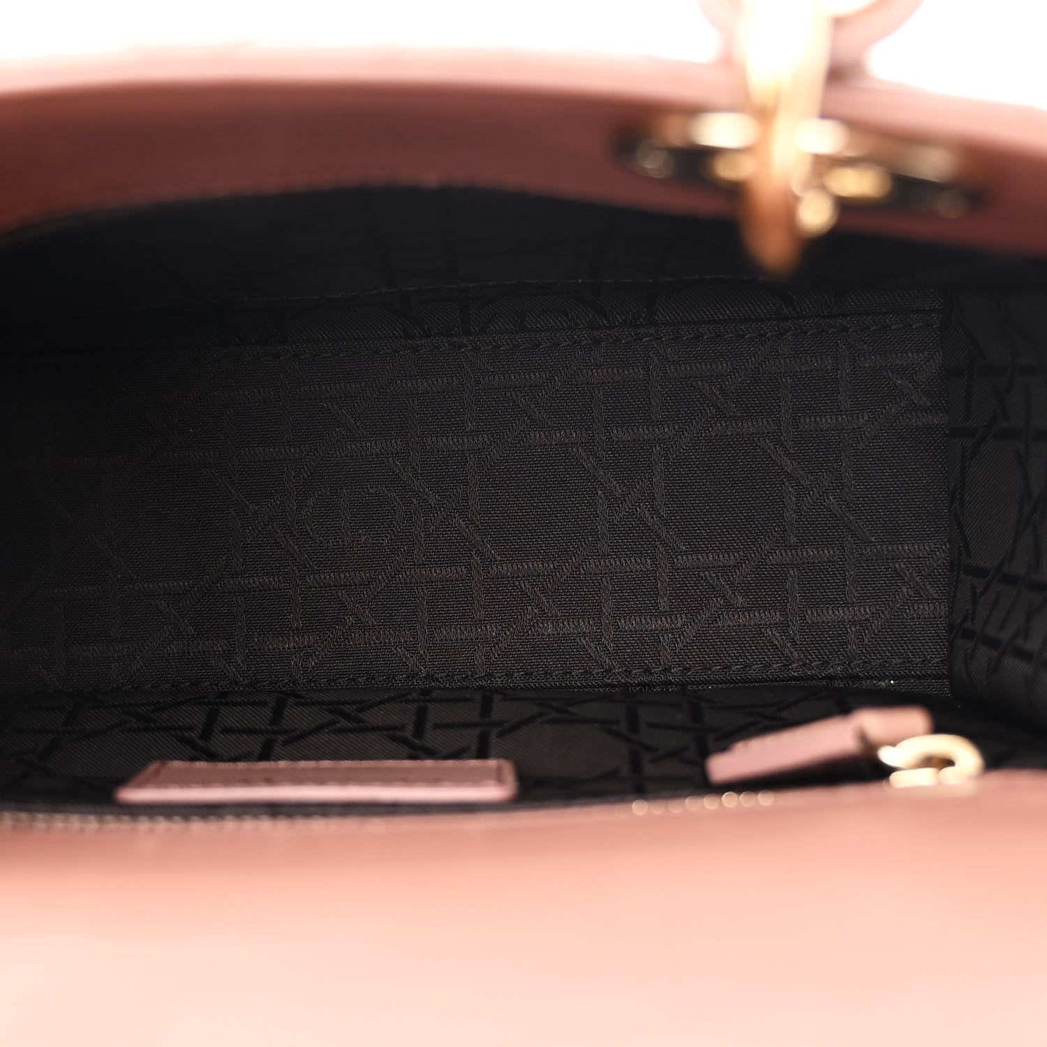 Christian Dior Lambskin Cannage Small My ABC Dior Lady Dior Blush 5 of 12