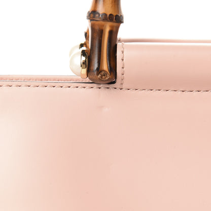 Gucci Nappa Bamboo Small Nymphaea Top Handle Bag Perfect Pink 10 of 12