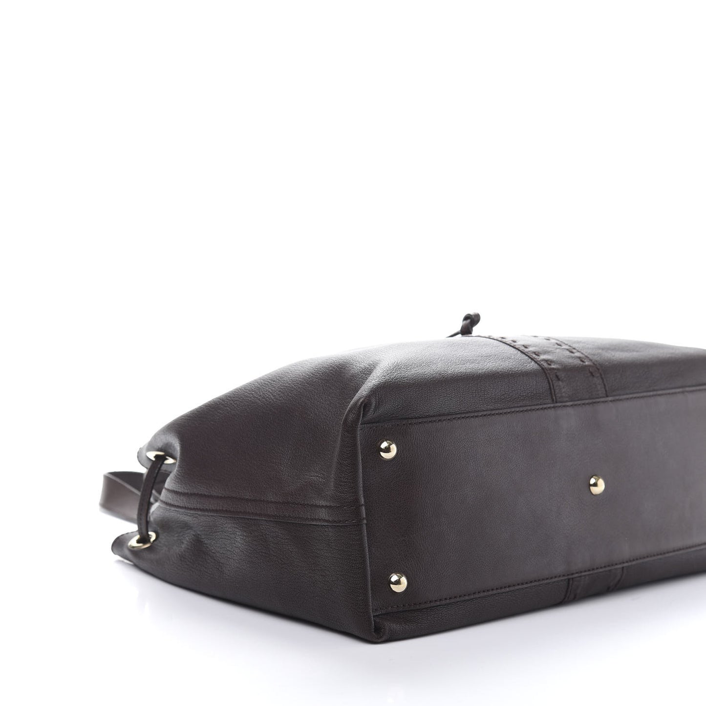 Calfskin Reversible Double Sac Y Tote Gold Brown