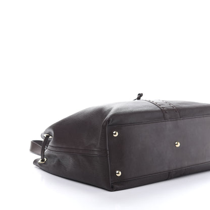 Saint Laurent Calfskin Reversible Double Sac Y Tote Gold Brown 6 of 12