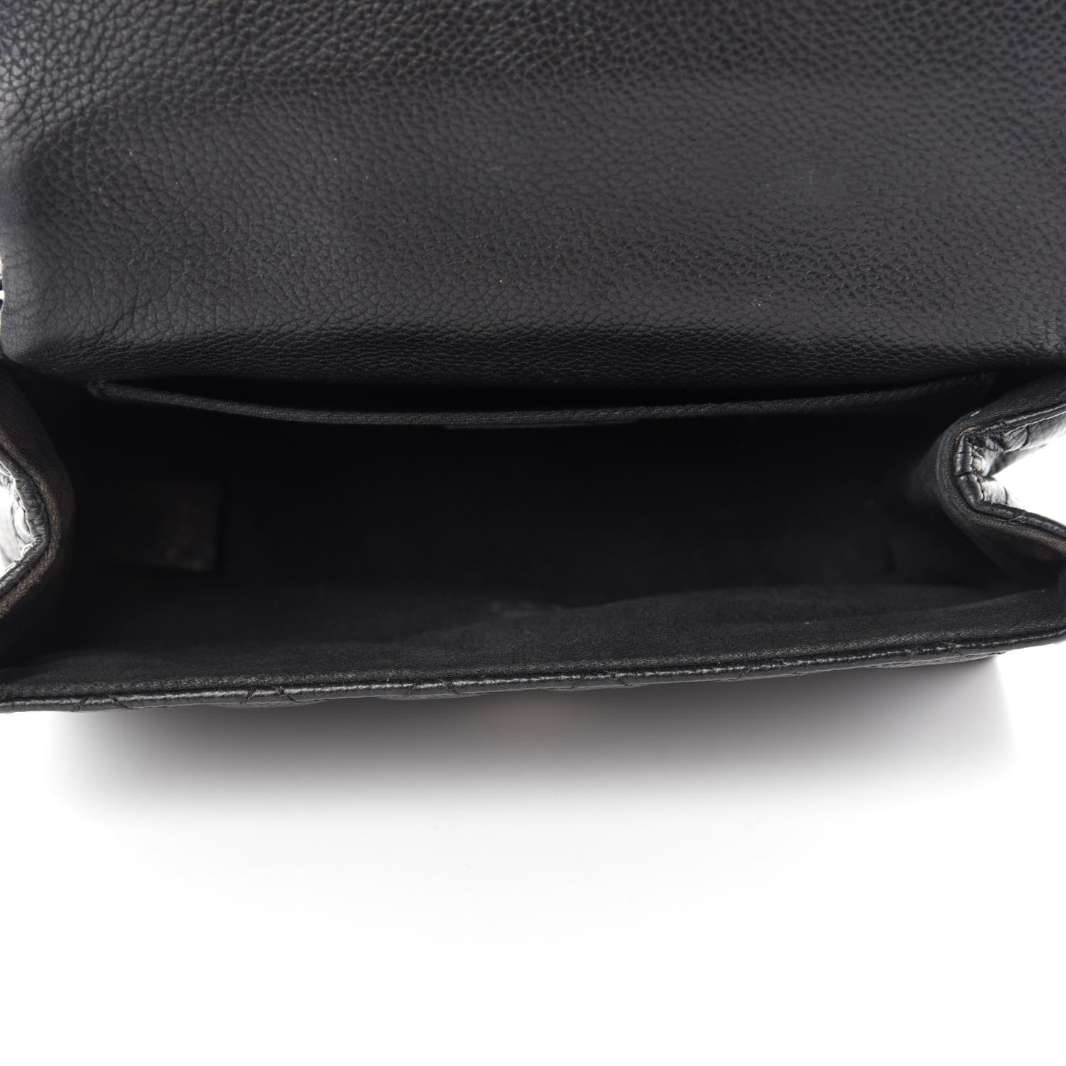 Chanel Grained Calfskin Quilted 2.55 Reissue Flap Belt Bag Clutch Black 5 of 13