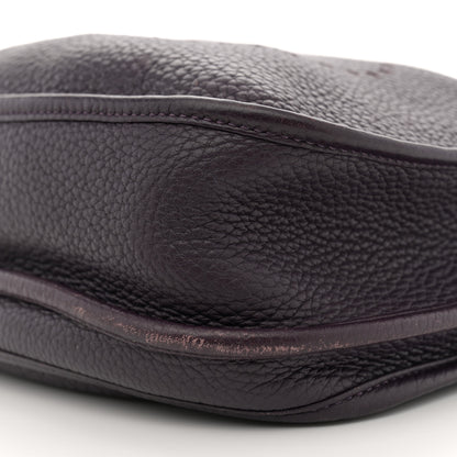 Hermes Taurillon Clemence Evelyne III PM Raisin 10 of 11