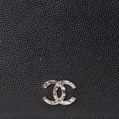 Chanel Caviar Sevruga Yen Wallet Black 8 of 8