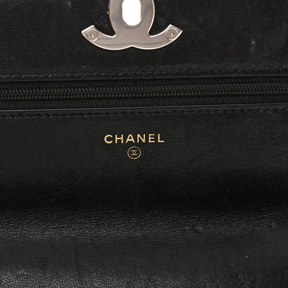 Chanel Lambskin Quilted Chanel 19 Wallet On Chain WOC Black 6 of 14