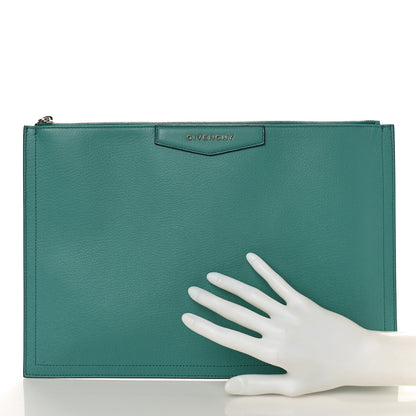 Givenchy Sugar Goatskin Medium Antigona Pouch Aqua 2 of 8