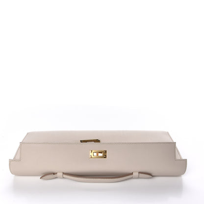 Hermes Swift Kelly Cut Clutch Pochette Beton 10 of 24