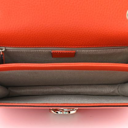Gucci Dollar Calfskin Interlocking G Shoulder Bag Sun Orange 5 of 9