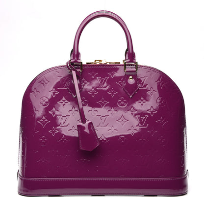 Louis Vuitton Vernis Alma MM Amethyste 1 of 8
