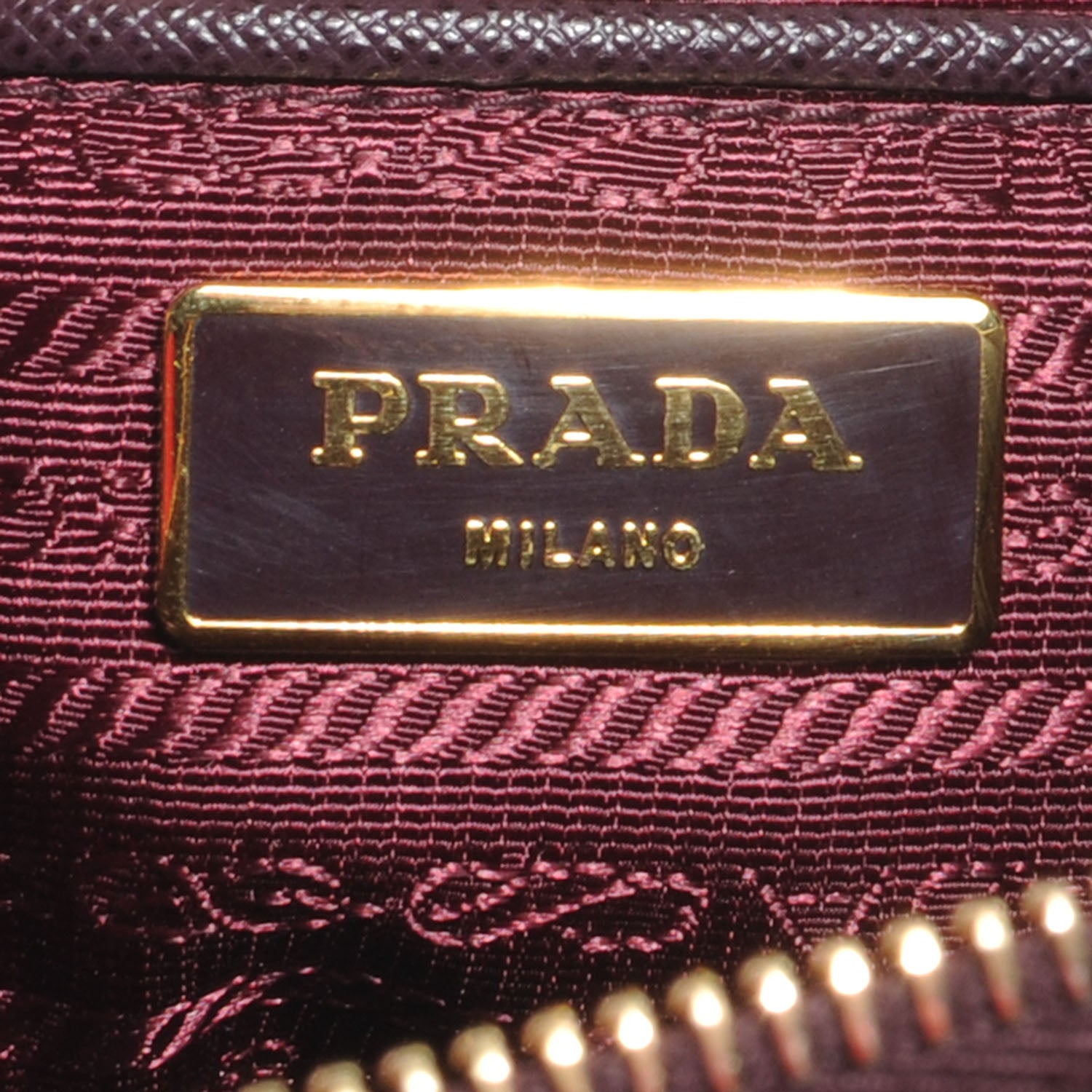 Prada Saffiano Lux Large Tote Bordeaux 7 of 8