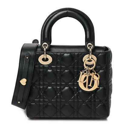 Christian Dior Lambskin Cannage Small My ABCDior Lady Dior Black 1 of 13