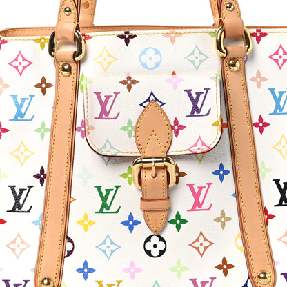 Louis Vuitton Monogram Multicolor Aurelia MM White 7 of 10
