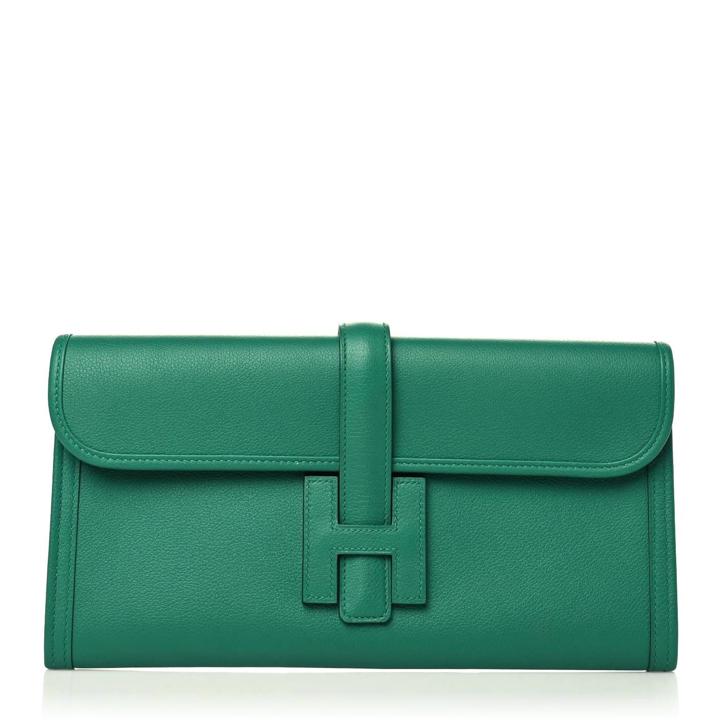 Hermes Swift Jige Elan 29 Clutch Vert Vertigo 1 of 8