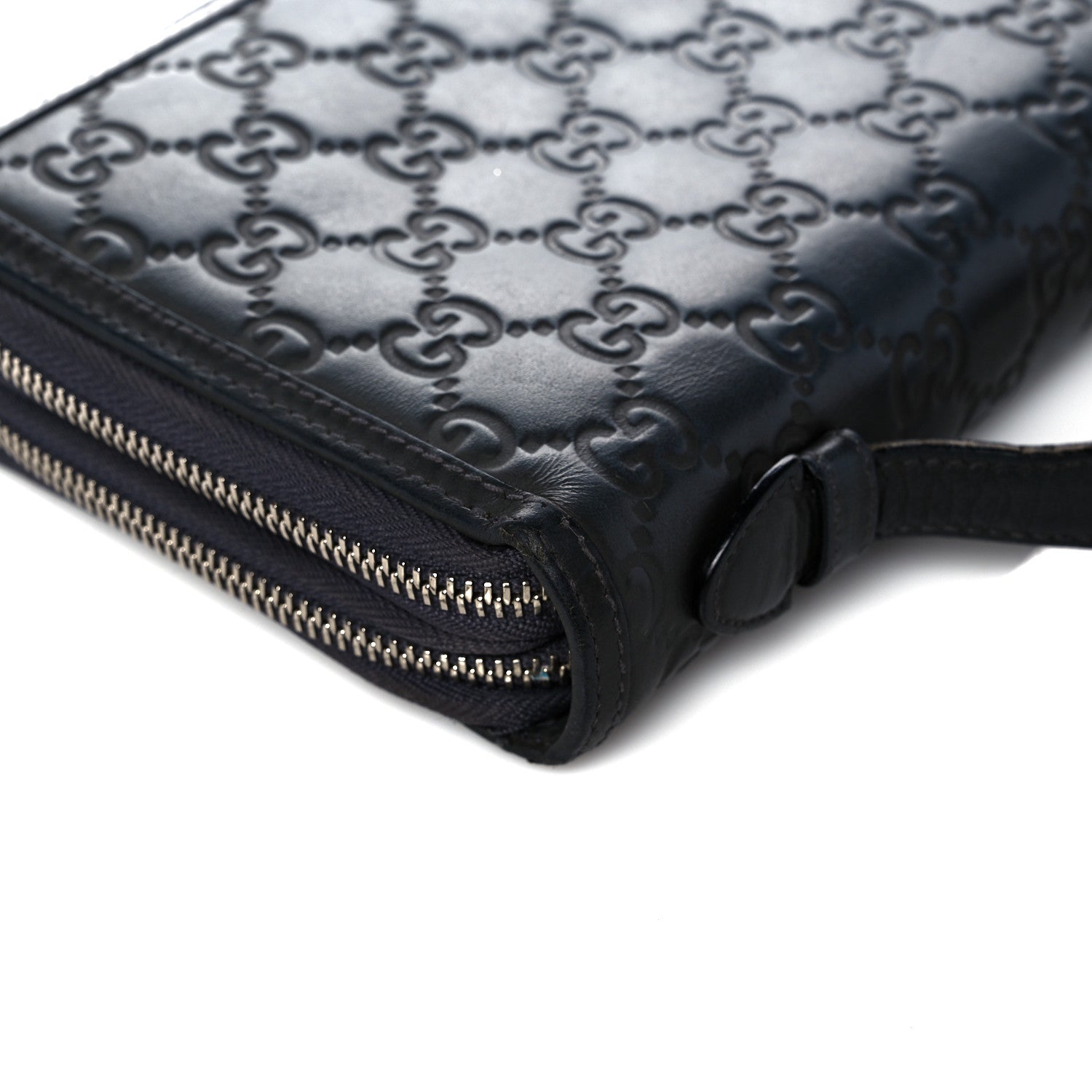 Gucci Guccissima Signature Travel Document Case Grey 17 of 33