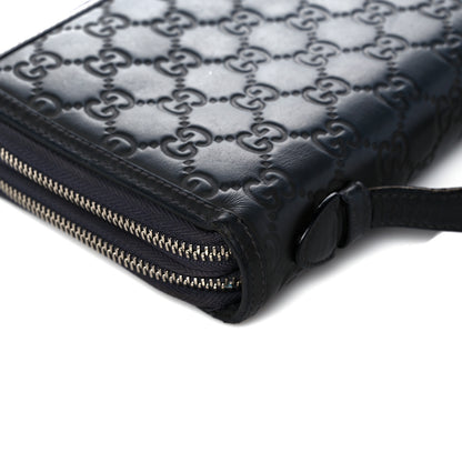 Gucci Guccissima Signature Travel Document Case Grey 17 of 33