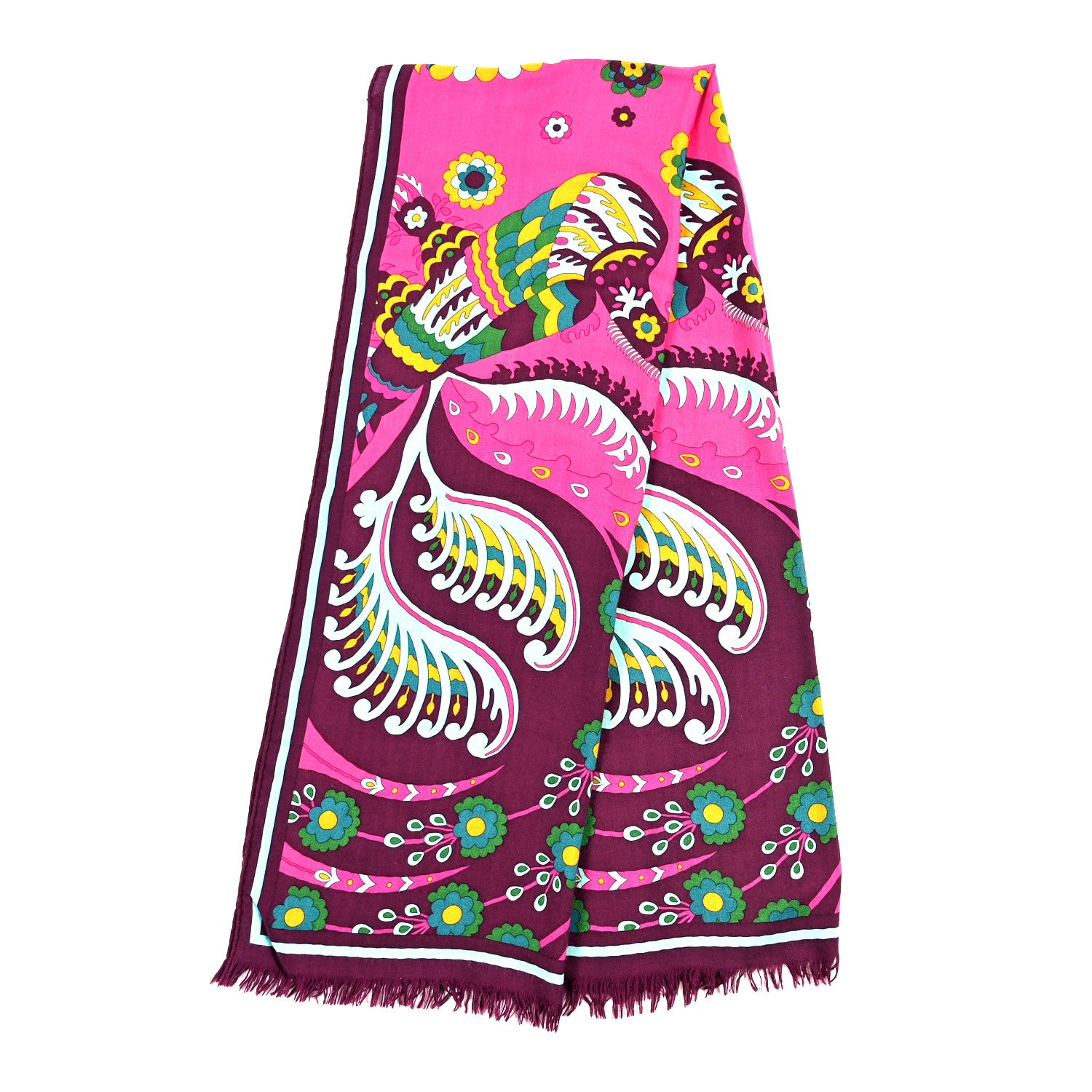 Hermes Cashmere Silk Skyros Scarf 2 of 4