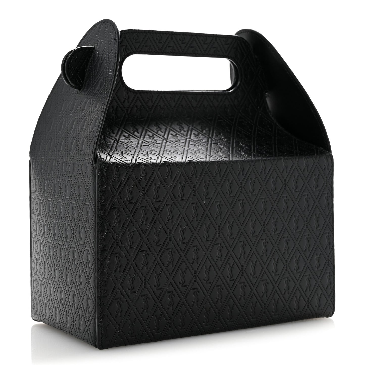 Calfskin Monogram Take Away Box Black