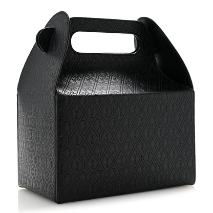 Saint Laurent Calfskin Monogram Take Away Box Black 3 of 15