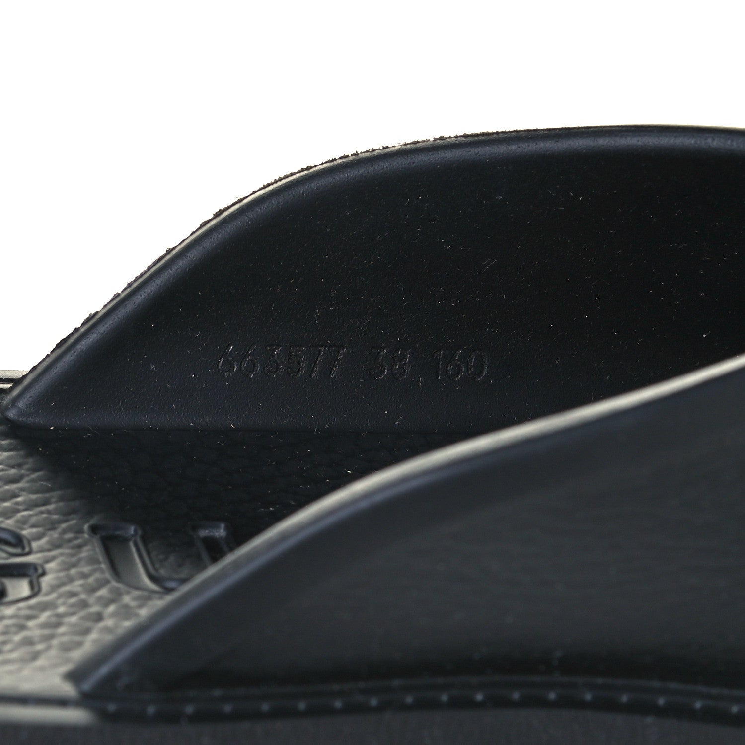 Gucci Rubber GG Monogram Perforated Elea Platform 55mm Lug Sole Sandals 38 Black 10 of 11