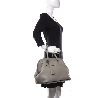 Fendi Cuoio Romano Selleria Adele 1328 Bag Grigio 2 of 15