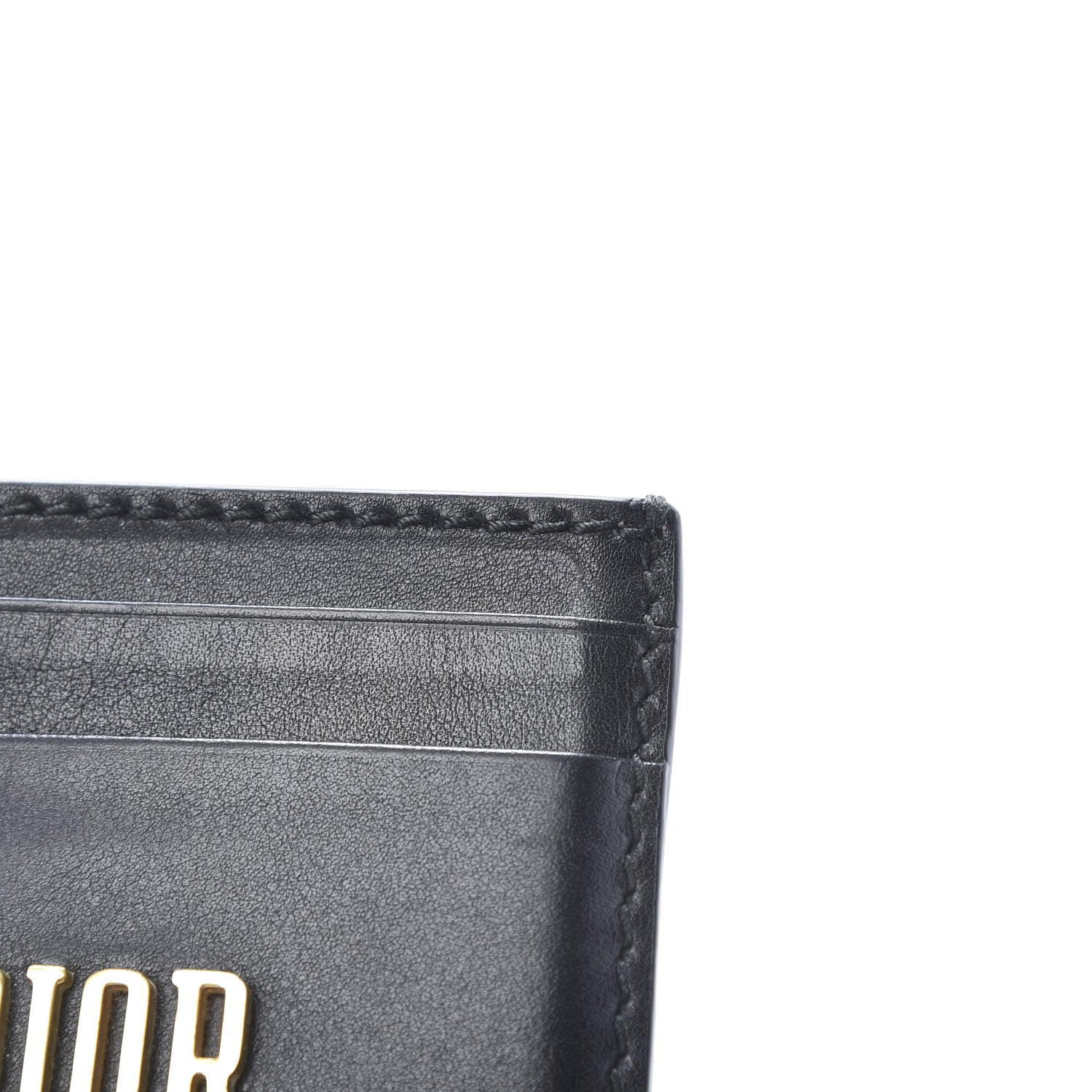 Christian Dior Calfskin D-Fence Card Holder Black 8 of 8