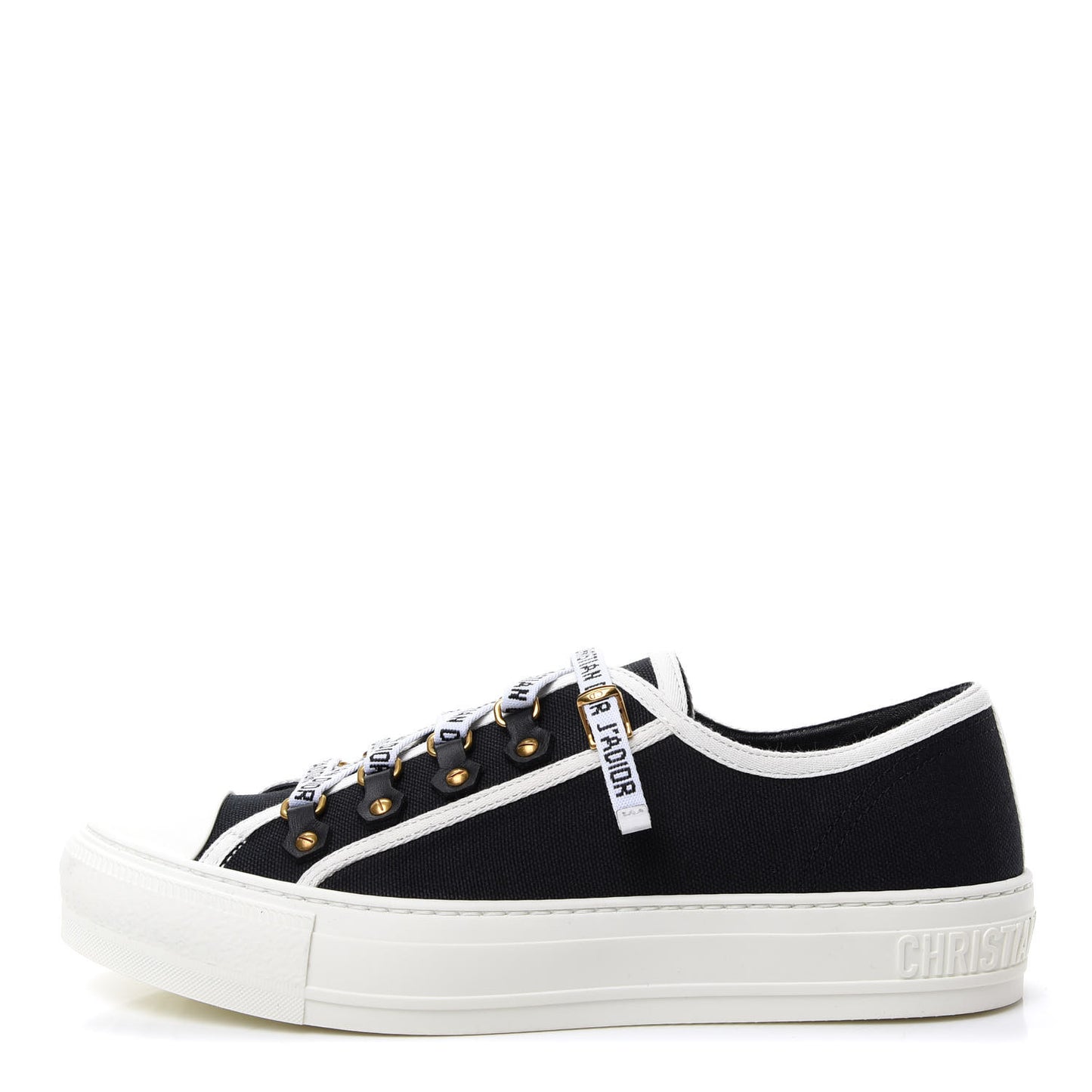 Canvas Walk'N'Dior Low Top Sneakers 38 Navy