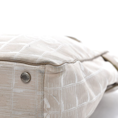 Chanel Nylon Medium Travel Tote Beige 21 of 22