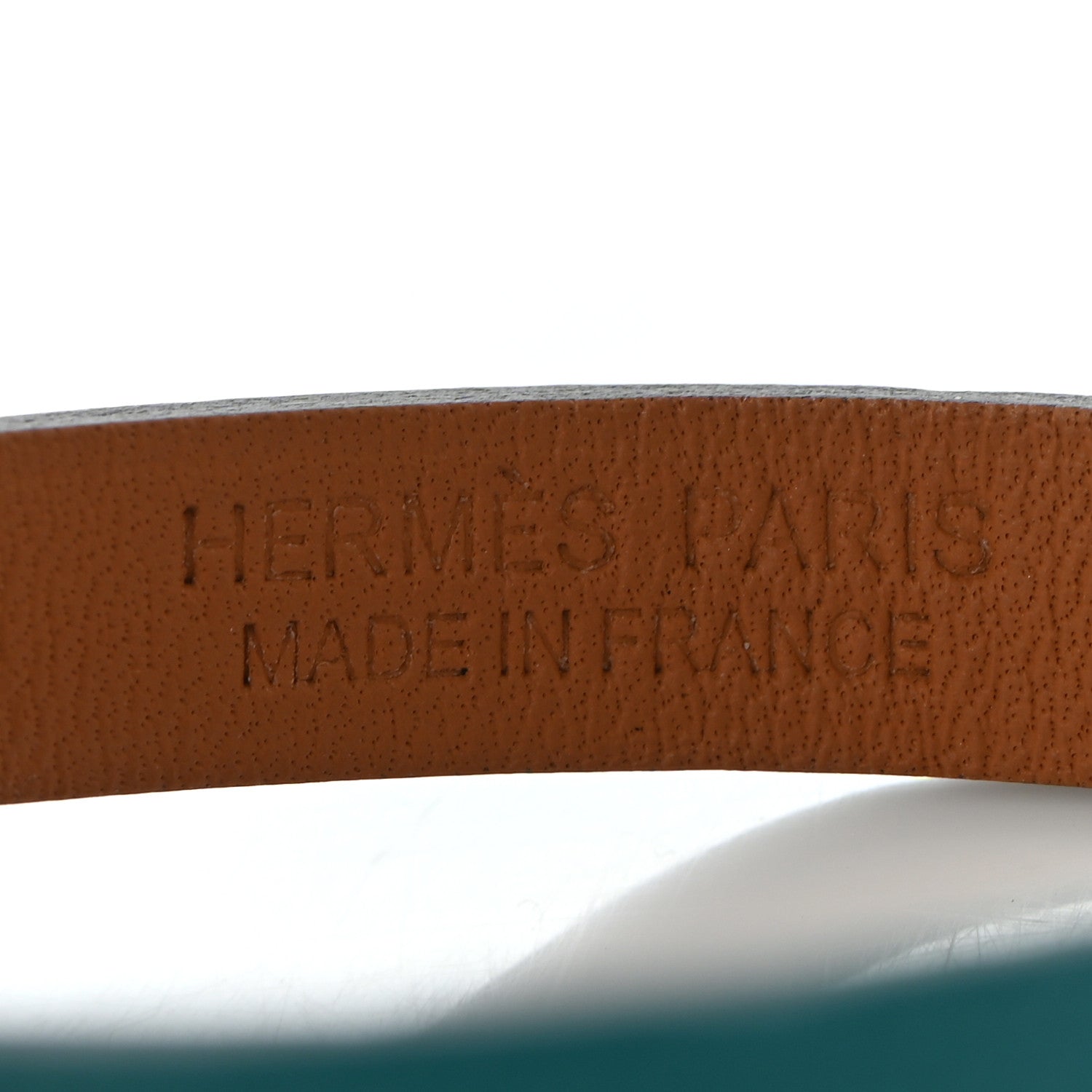 Hermes Epsom Micro Rivale Bracelet S Bleu Paon 4 of 8