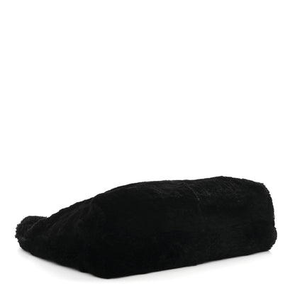Chanel Orylag Rabbit Fur CC Tote Black 4 of 10