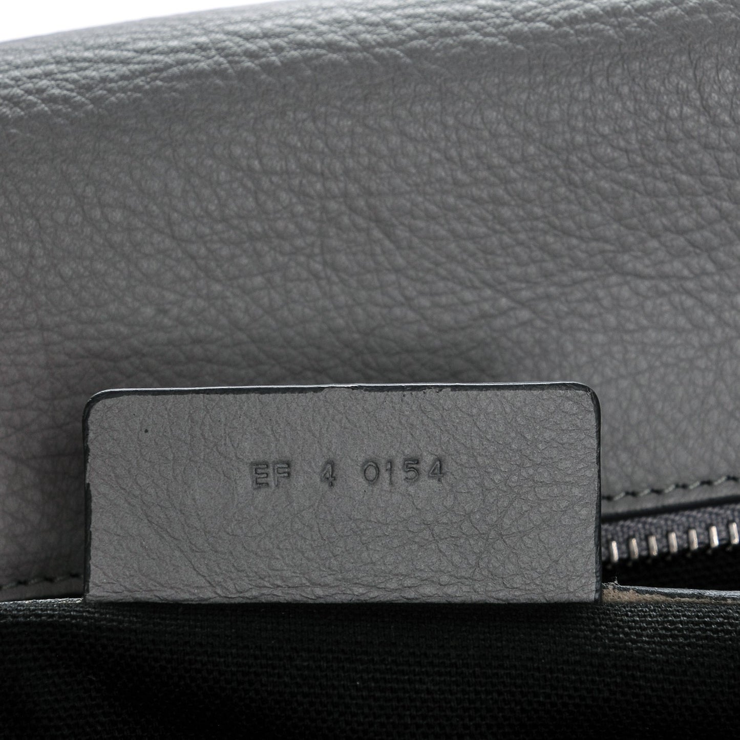Grained Calfskin Medium Pandora Pure Flap Bag Pearl Grey