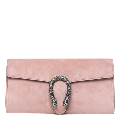 Gucci Suede Dionysus Clutch Blush 1 of 11