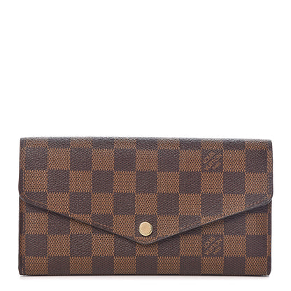 Louis Vuitton Damier Ebene Sarah Wallet NM 1 of 10