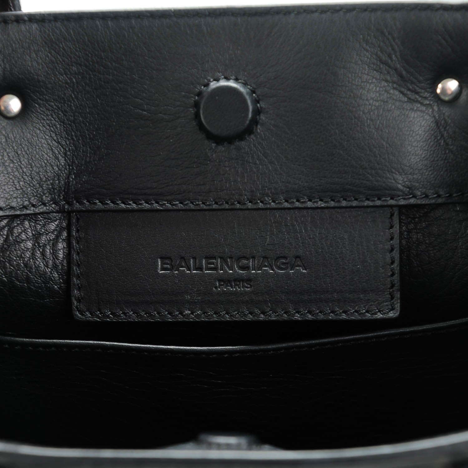 Balenciaga Calfskin Papier Mini A4 Tote Black 6 of 7