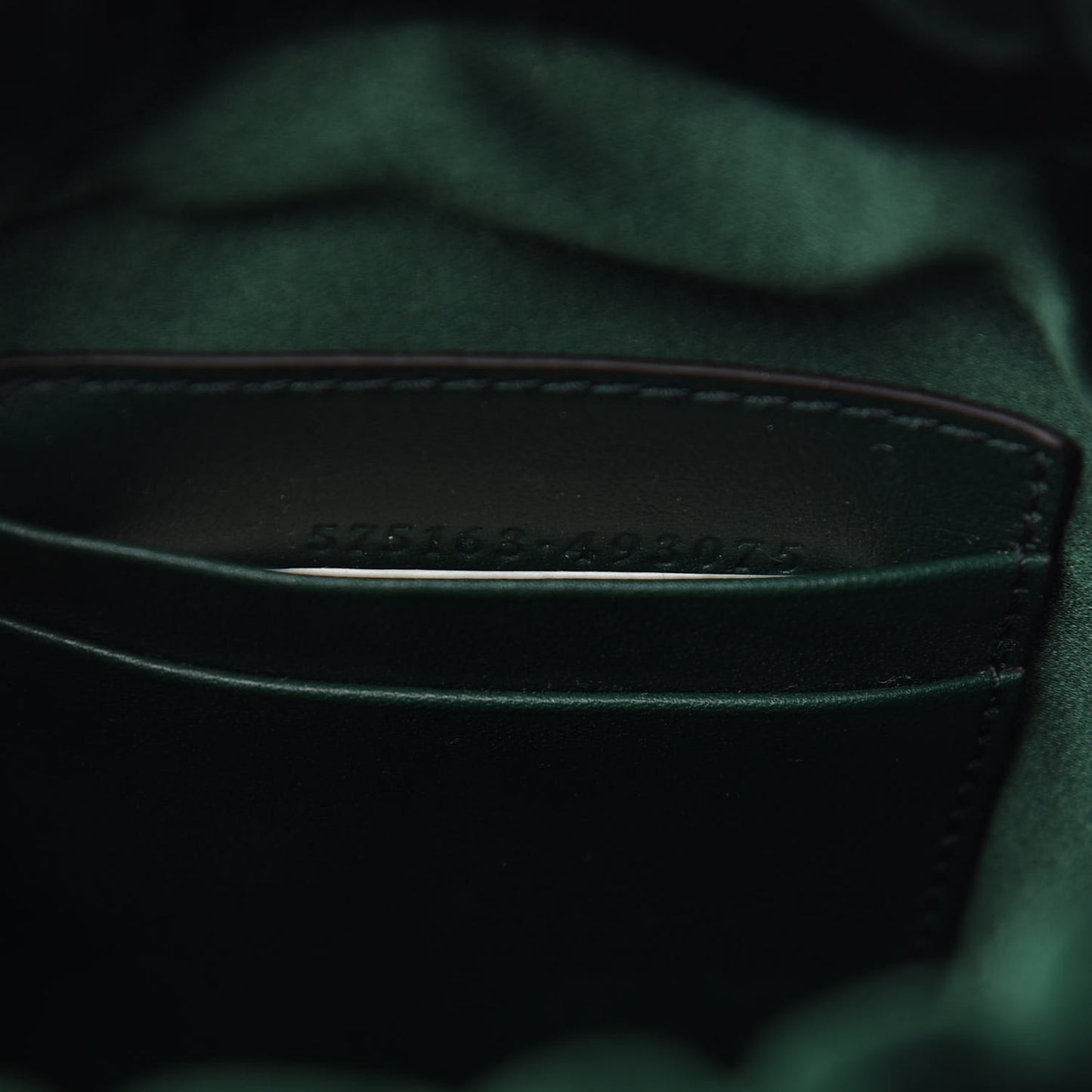 Velvet Matelasse Mini GG Marmont 2.0 Bucket Bag Dark Green