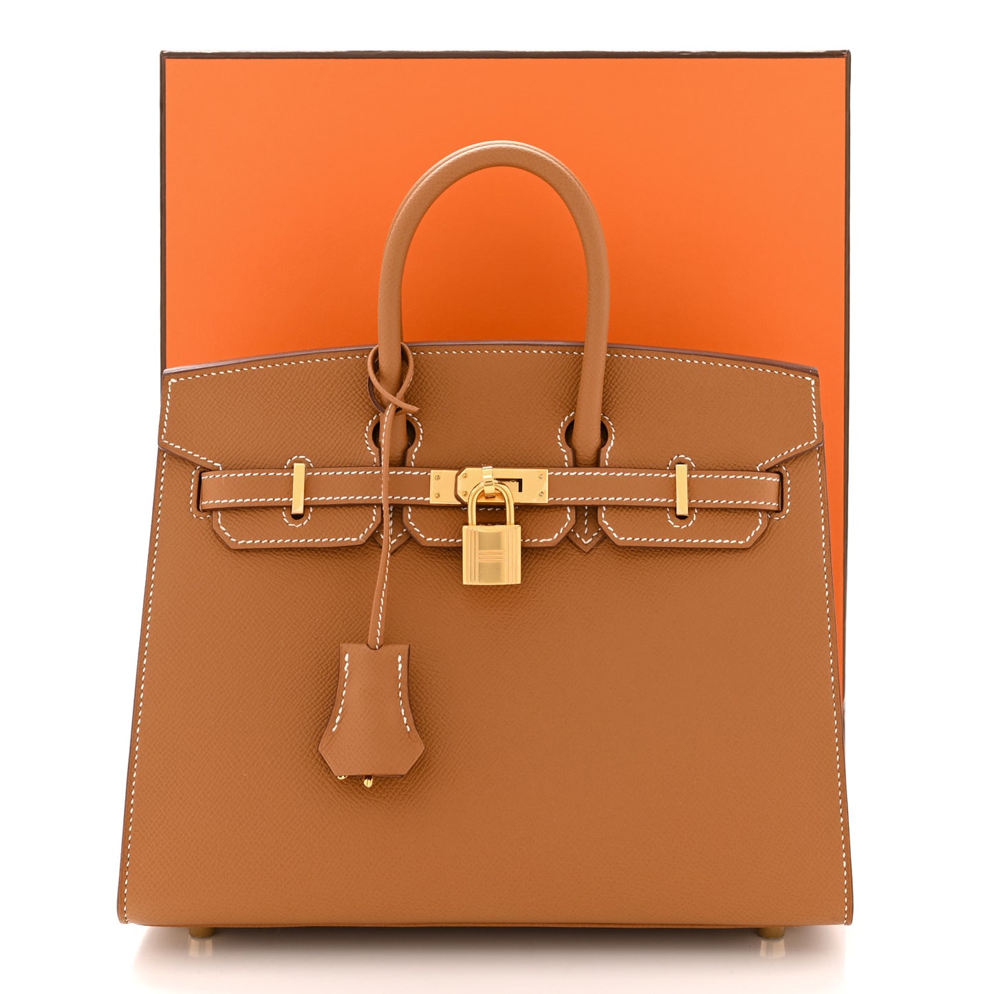 Epsom Birkin Sellier 25 Gold