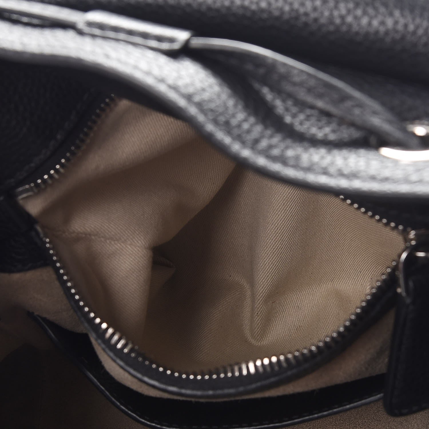 Prada Calfskin Cinch Backpack Black 8 of 10