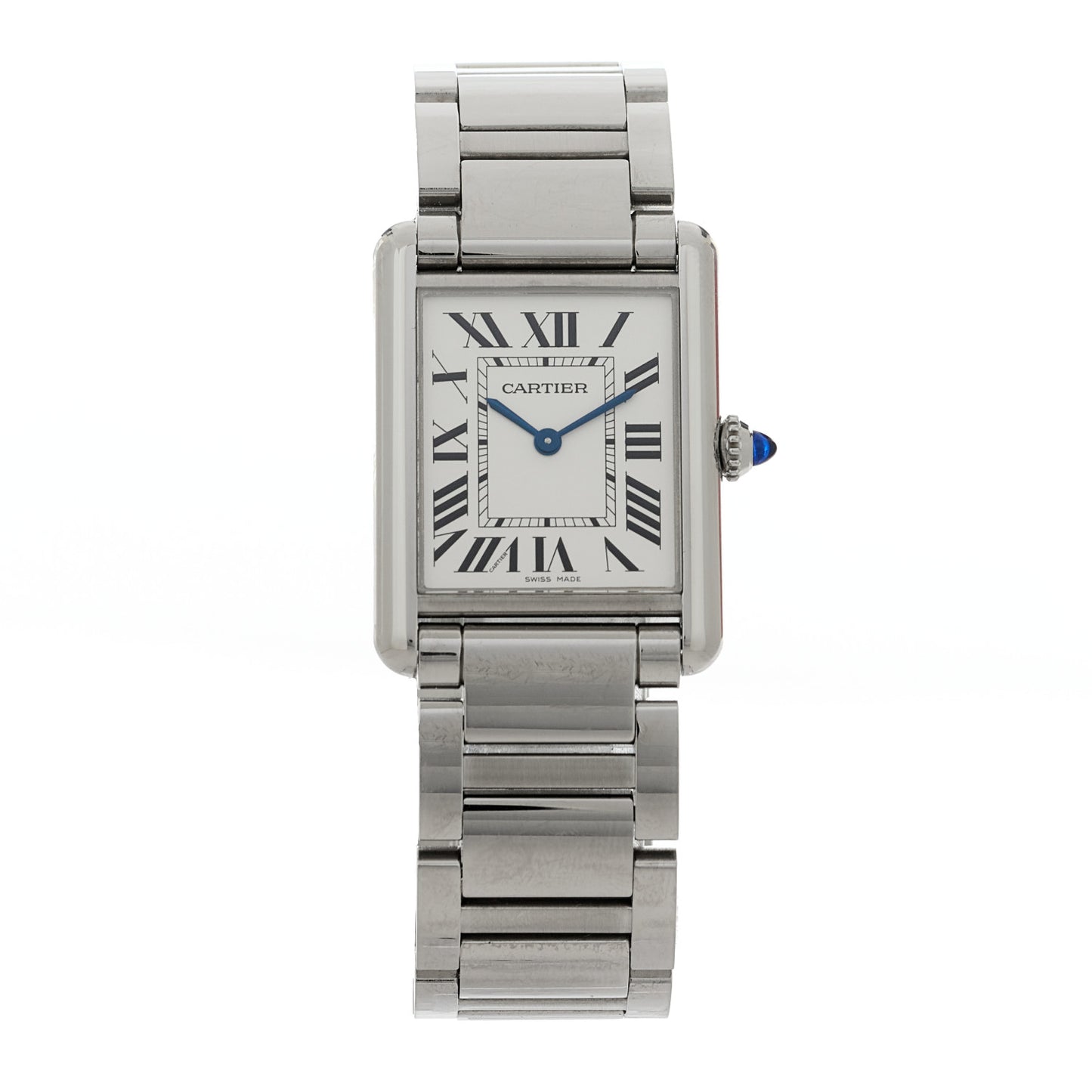 Stainless Steel 25mm Must de Cartier Tank Quartz Watch